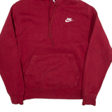 NIKE Womens Red Hoodie S