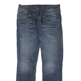 C&A URBAN DISTRICT Mens Jeans Blue Regular Straight Stone Wash W34 L34