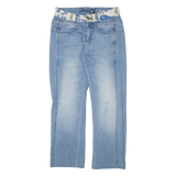 DESIGUAL Womens Jeans Blue Regular Straight Stone Wash W31 L29