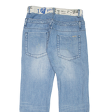 DESIGUAL Womens Jeans Blue Regular Straight Stone Wash W31 L29