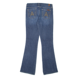 7 FOR ALL MANKIND "A" Pocket Womens Jeans Blue Bootcut Stone Wash W26 L31