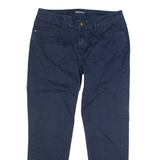 TOMMY HILFIGER Stretch Womens Trousers Blue Slim Tapered W31 L27