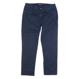 TOMMY HILFIGER Stretch Womens Trousers Blue Slim Tapered W31 L27