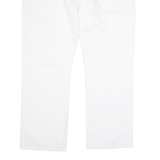 DICKIES Carpenter Workwear Mens Trousers White Regular Straight W40 L31