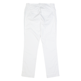 LAUREN RALPH LAUREN Womens Trousers White Slim Tapered W30 L28