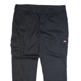 DICKIES Workwear Mens Trousers Black Regular Straight W42 L31