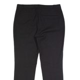 REISS Stretch Womens Trousers Black Regular Tapered W33 L28