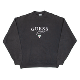 GUESS JEANS Womens Sweatshirt Black L