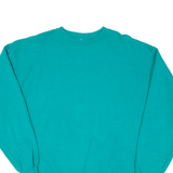 DISNEY Womens Sweatshirt Green 90s XL