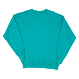 DISNEY Womens Sweatshirt Green 90s XL