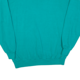 DISNEY Womens Sweatshirt Green 90s XL