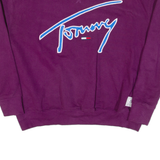 TOMMY JEANS Womens Sweatshirt Purple L