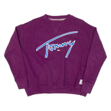 TOMMY JEANS Womens Sweatshirt Purple L