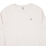 THE NORTH FACE Womens Sweatshirt White XL