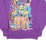 DELTA Pennsylvania Womens Sweatshirt Purple 90s USA M