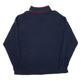 NAUTICA Mens Sweatshirt Blue Roll Neck XL