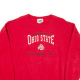LEE Buckeyes Ohio State Mens Sweatshirt Red USA L