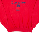 PREMIER SPORTS WEAR Old Navy Mens Sweatshirt Red 90s 2XL