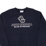 CHAMPION John Carroll Blue Streaks Mens Sweatshirt Blue USA L