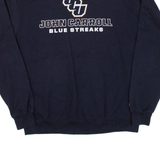 CHAMPION John Carroll Blue Streaks Mens Sweatshirt Blue USA L