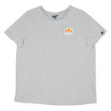 ELLESSE Womens T-Shirt Grey Crew Neck UK 14