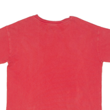 CHAMPION Mens T-Shirt Red Crew Neck S