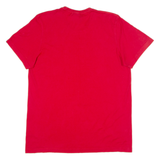 ADIDAS Mens T-Shirt Red Crew Neck M
