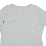 NIKE Slim Fit Womens T-Shirt Grey V-Neck XL