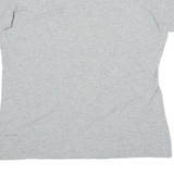 NIKE Slim Fit Womens T-Shirt Grey V-Neck XL