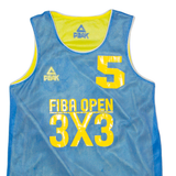 PEAK SPORT FIBA Open 3x3 #5 Basketball Mens Jersey Blue Sleeveless XS