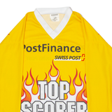 OCHSNER Swiss Ice Hockey Top Scorer Mens Jersey Yellow V-Neck ONE SIZE
