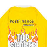 OCHSNER Swiss Ice Hockey Top Scorer Mens Jersey Yellow V-Neck ONE SIZE
