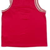 FSBN New York #7 Basketball Mens Jersey Red Sleeveless USA M