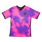 Paris St Germain Mbappe #7 Fan Boys Football Shirt Jersey Pink V-Neck XL