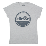 ELLESSE Mens T-Shirt Grey Crew Neck S