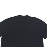 NIKE Cropped Womens T-Shirt Black Crew Neck L