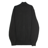 MASSIMO DUTTI Mens Track Jacket Black Knit Viscose M