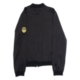 RARO FASHION Mens Bomber Jacket Black Patchwork S