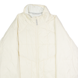 COLUMBIA Womens Quilted Jacket Cream Nylon XL