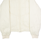 COLUMBIA Womens Quilted Jacket Cream Nylon XL