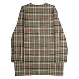 ELEGANCE PARIS Womens Coat Green Check XL