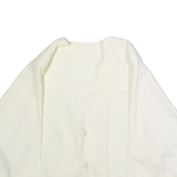 Womens Blazer Jacket White 90s Check ONE SIZE
