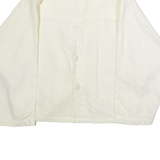 Womens Blazer Jacket White 90s Check ONE SIZE