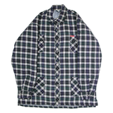 CHALET Mens Chore Jacket Green Flannel Plaid 2XL