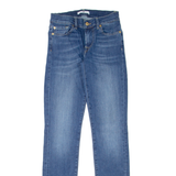 7 FOR ALL MANKIND Womens Jeans Blue Slim Skinny Stone Wash W24 L32