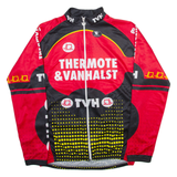 VERMARC Full Zip Mens Jersey Red Long Sleeve L