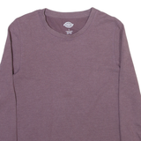 DICKIES Womens T-Shirt Purple Long Sleeve L