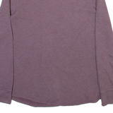 DICKIES Womens T-Shirt Purple Long Sleeve L