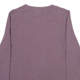 DICKIES Womens T-Shirt Purple Long Sleeve L