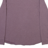 DICKIES Womens T-Shirt Purple Long Sleeve L